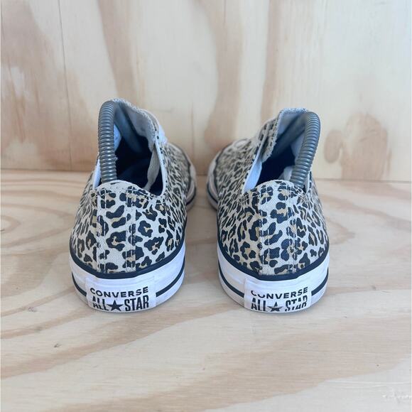 Converse All Star - CT Leopard Print - Sneakers - White - Women's - 9 - 166260F - Picture 6 of 8
